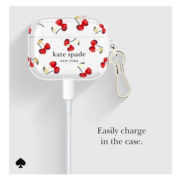 Kate Spade New AirPods Pro 3 Case - Cherry Print - Picture 5 of 7